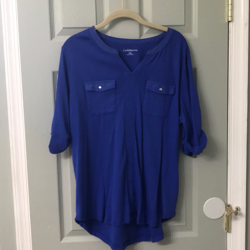 Blue Craft & Barrow blouse